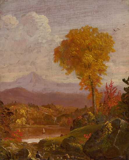 Thomas Cole, ‘Reclining Figure in a Mountain Landscape’, ca. 1845-1847