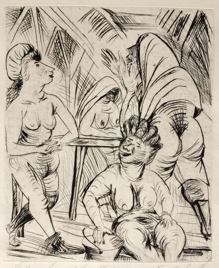 Paul Kleinschmidt, ‘Nudes Dressing’, 1922