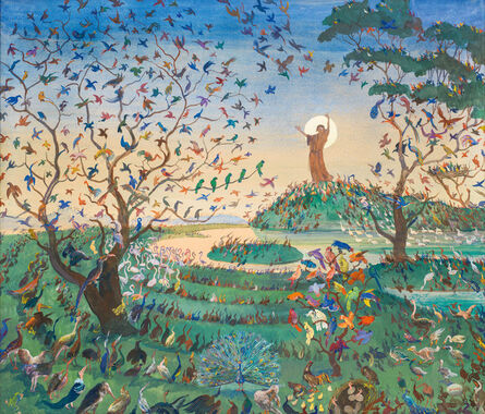 Oskar Laske, ‘The Bird Preachers’, ca. 1915