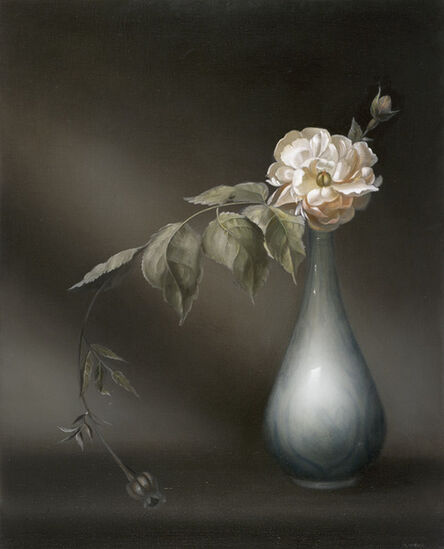 Mary Waters, ‘Rose 1 in China Flask’, 2013