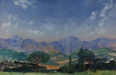 Arthur Bowen Davies, ‘Italian Landscape’