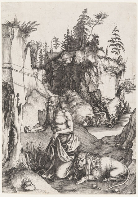 Albrecht Dürer, ‘St. Jerome Penitent in the Wilderness’, 1496
