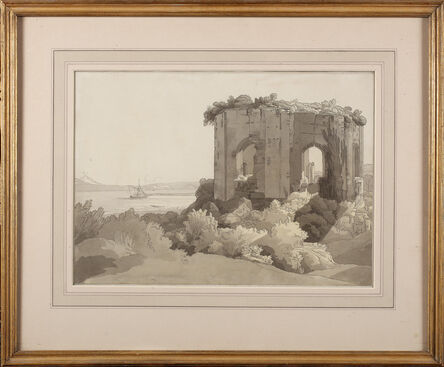 John White Abbott, ‘The Roman temple at Baia, Italy’, 1763 -1851