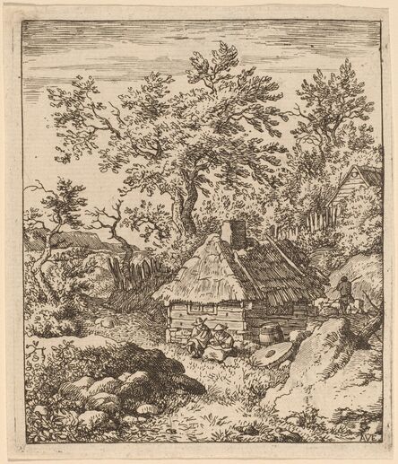 Allart van Everdingen, ‘Landscape with Millstone near a Cask’, probably c. 1645/1656