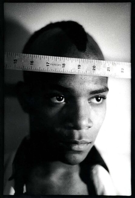 Nicholas Taylor, ‘Basquiat 1979 photograph (Nick Taylor Jean-Michel Basquiat Gray)’, 1979/printed later