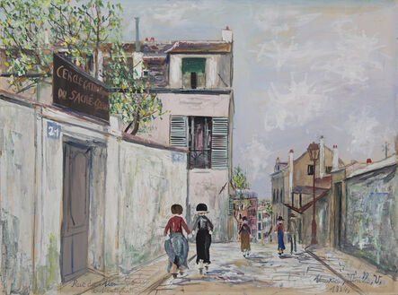 Maurice Utrillo, ‘Montmartre, rue du Mont-Cenis’, 1934