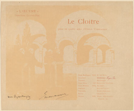 Théo van Rysselberghe, ‘Le Cloître’, 1900