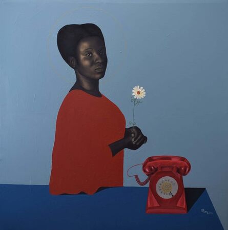 Barry Yusufu, ‘Lady for Telephone’, 2020