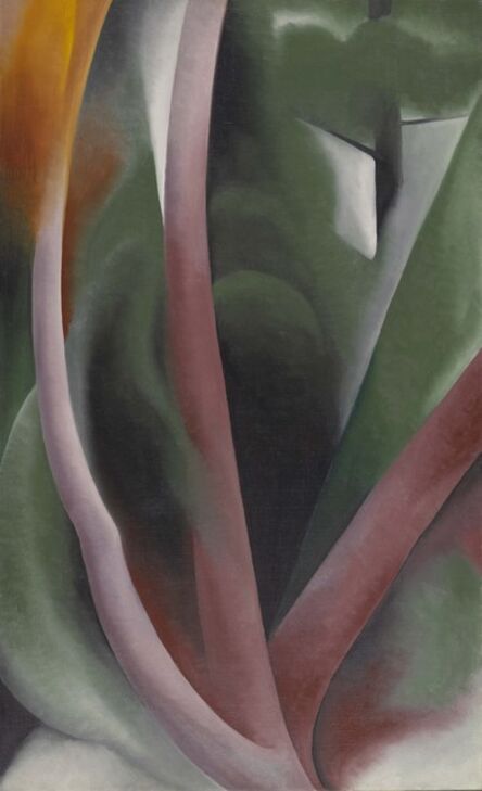 Georgia O’Keeffe, ‘Birch and Pine Trees - Pink’, 1925