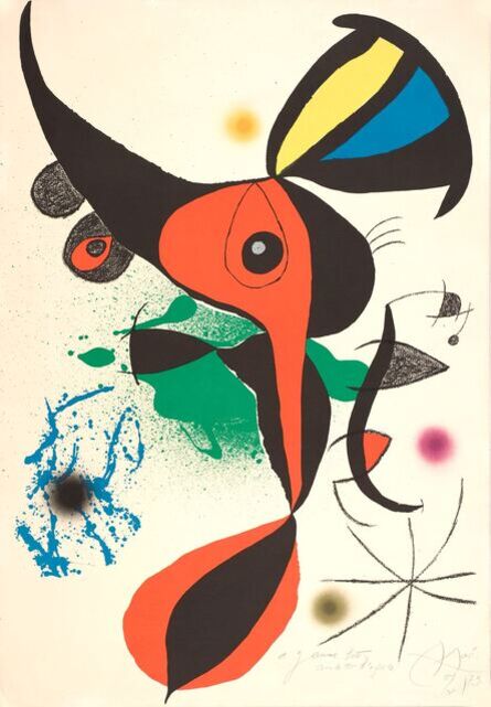 Joan Miró, ‘Oda a Joan Miró’, 1973