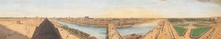 Pierre Prévost, ‘Panorama of Paris seen from the Pavillon de Flore’, ca. 1810
