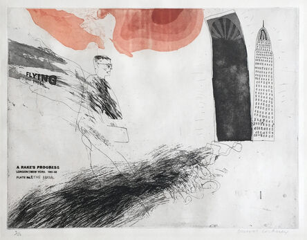 David Hockney, ‘The Arrival’, 1961-1963