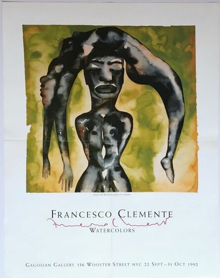 Francesco Clemente, ‘Francesco Clemente Watercolors (Hand Signed)’, 1992