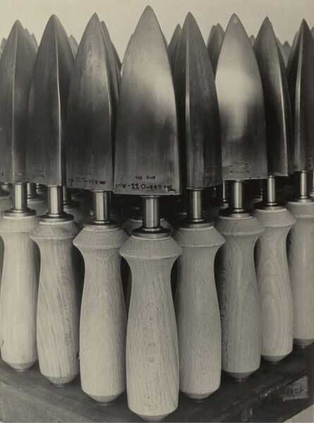 Albert Renger-Patzsch, ‘Flat Irons for Shoe Manufacture, Fagus Factory I (Bügeleisen für Schuhfabrikation, Fagus-Werk, Alfeld)’, 1926