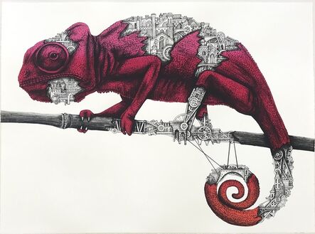Ardif, ‘“Chameleon Mechanimal” (ruby)’, 2020