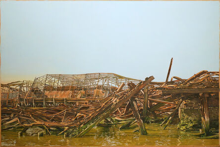 Joseph McNamara, ‘Hudson River Skeleton Piers’, 2020