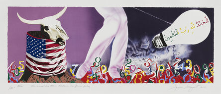 James Rosenquist, ‘The Xenophobic Movie Director or Our Foreign Policy,  2011’, 2011