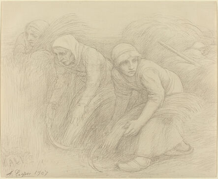 Alphonse Legros, ‘The Reapers’, 1907