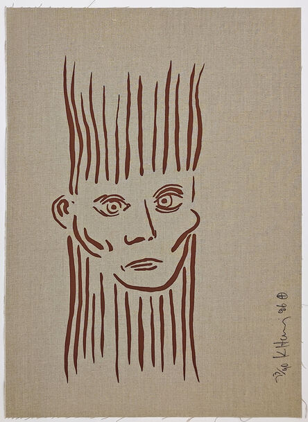 Keith Haring, ‘PORTRAIT OF JOSEPH BEUYS’, 1986