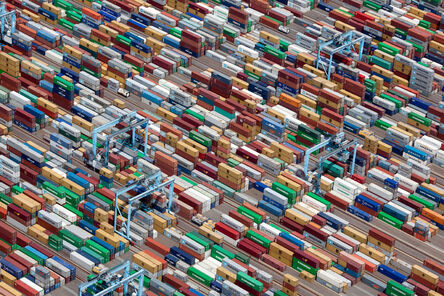 Alex Maclean, ‘SHIPPING CONTAINERS, PORTSMOUTH, VIRGINIA, USA, 2011’, 2011