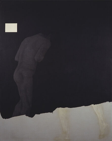Carlo Alfano, ‘Senza titolo (figura nera)’, 1985