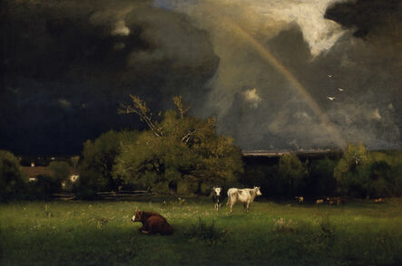 George Inness, ‘The Rainbow’, ca. 1878-1879