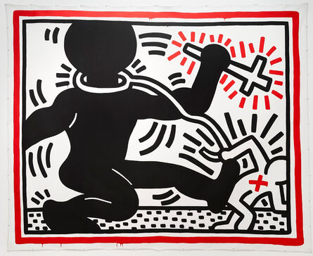 Keith Haring, ‘Untitled (Apartheid)’, 1984