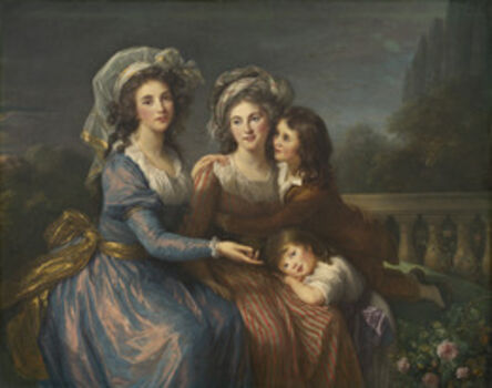 Élisabeth Louise Vigée-Le Brun, ‘The Marquise de Pezay, and the Marquise de Rougé with Her Sons Alexis and Adrien’, 1787