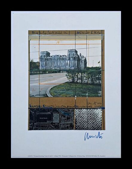 Christo, ‘Project for Berlin: Wrapped Reichstag’, 1994