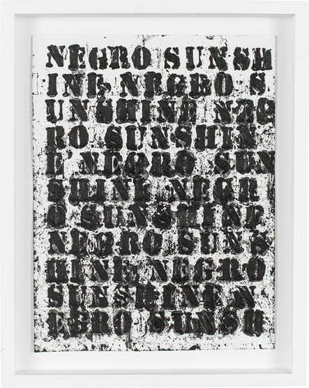 Glenn Ligon, ‘Study for Negro Sunshine II, #31’, 2011