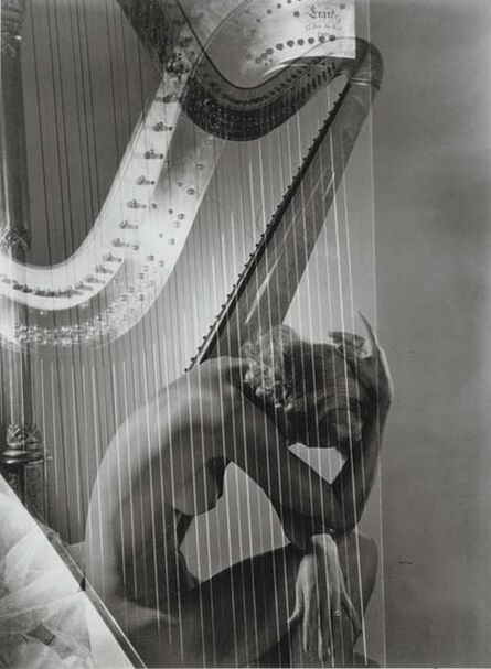 Horst P. Horst, ‘Lisa Fonssagrives-Penn with Harp’, 1939