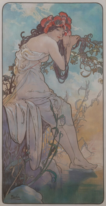 Alphonse Mucha, ‘The Seasons  (a suite of four works)’, 1896
