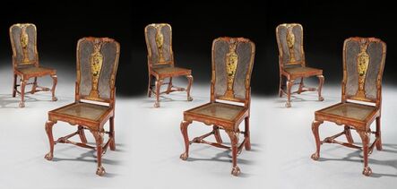 Giles Grendey, ‘Rare Set of Six 18th Century Laquer Chinoserie Chairs (Pairs Available)’, ca. 1730