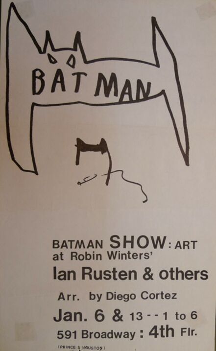 Jean-Michel Basquiat, ‘The Batman Show’, 1979