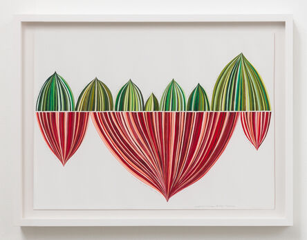 Danica Phelps, ‘Red and Green Stripe Panel: Puerto Rico Hurricane Recovery Fundraiser’, 2018