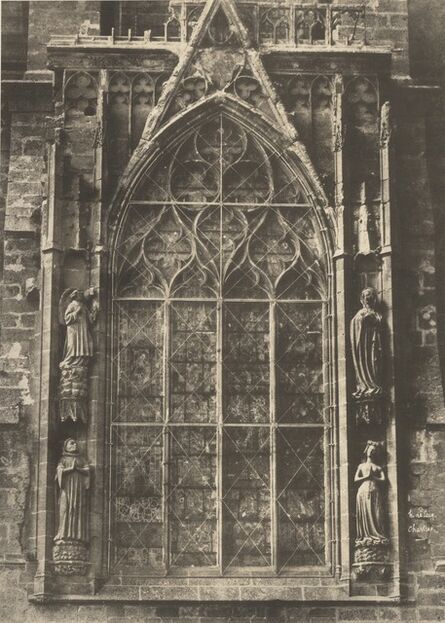 Jean-Louis-Henri Le Secq, ‘Chartres Cathedral’, Negative 1852; print 1870s