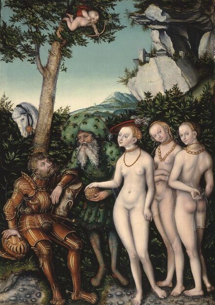 Lucas Cranach the Elder, ‘Judgment of Paris’, 1530