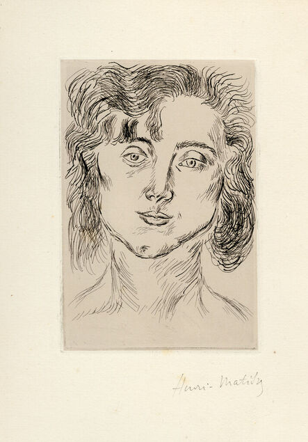 Henri Matisse, ‘Portrait de sa Fille’, 1920