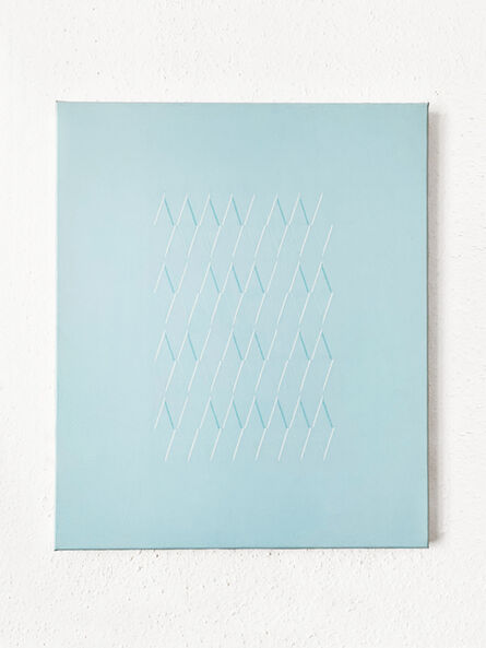 Isaac Chong Wai, ‘115 lines in blue’, 2020