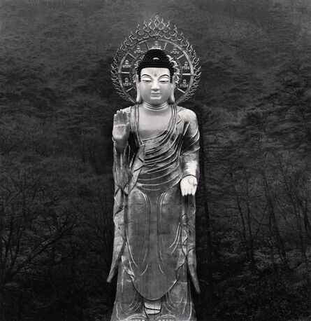 Michael Kenna, ‘Golden Maitreya Buddha, Beopjusa Temple, Boeun, Chungcheongbuk-do, South Korea.’, 2007