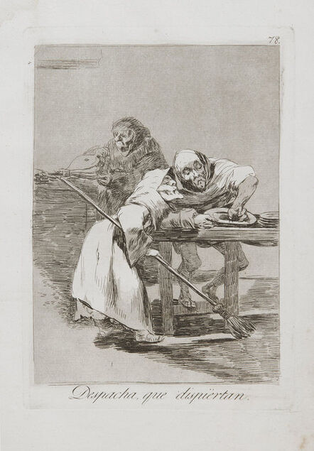 Francisco de Goya, ‘Despacha, Que Dispiertan’, 1799