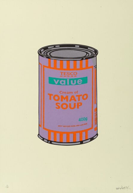 Banksy, ‘Soup Can (Purple/Orange/Blue)’, 2005