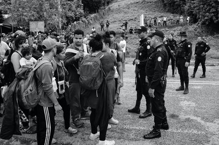 Ada Trillo, ‘Guatemalan Police Face Off with Migrants’, 2020