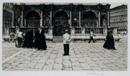 Wilfred Fairclough, ‘Piazza Nuns, Venice’, 1984