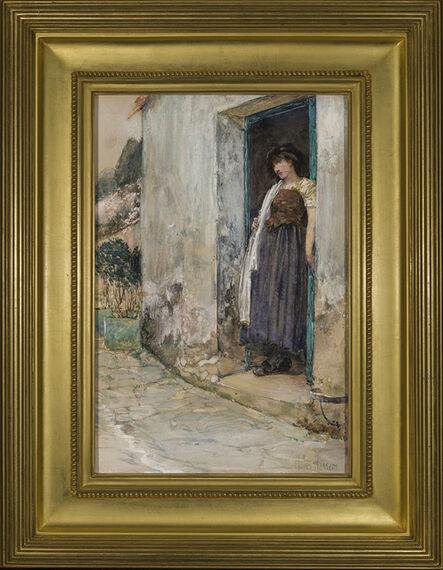 Childe Hassam, ‘Woman at the Door’, about 1889