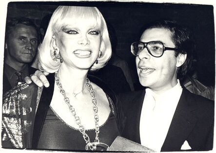 Andy Warhol, ‘Monique van Vooren and Bob Colacello’, 1970s