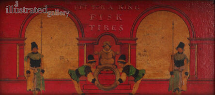 Maxfield Parrish, ‘Sketch for Fisk Tires - Fit for a King’, 1939