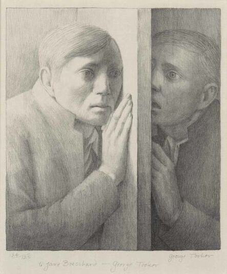 George Tooker, ‘The Voice (Garver 3)’, 1977