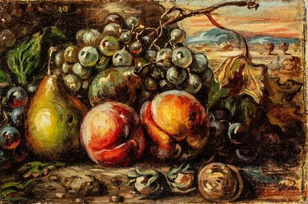 Giorgio de Chirico, ‘Still life with fruits’, 1952