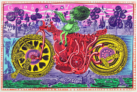 Grayson Perry, ‘Selfie with Political Causes’, 2018